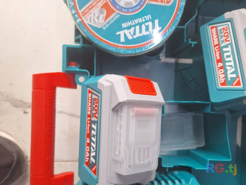 Аккумуляторная шлифовальная машинка TOTAL 20V