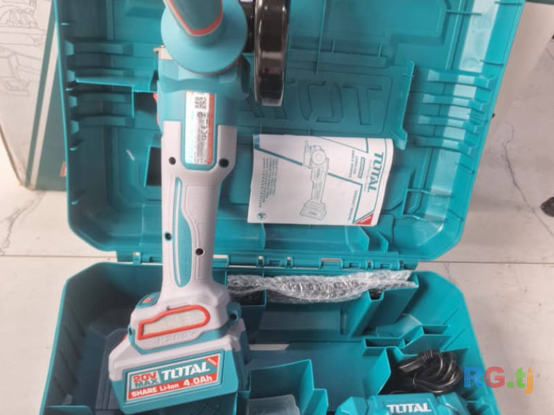 Аккумуляторная шлифовальная машинка TOTAL 20V